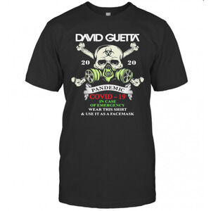 Skull David Guetta Pandemic Covid 19 In Case Of Emergency T-Shirt